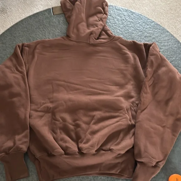 🤎 Yeezy Gap Chocolate Brown Pullover Sweater with Ribbed Cuffs size S NWOT 🤎 - Picture 3 of 3
